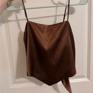 Shimmering Brown Cami Top